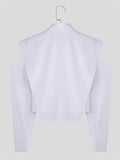 Mens Cold Shoulder Irregular Design Shirt SKUK40024