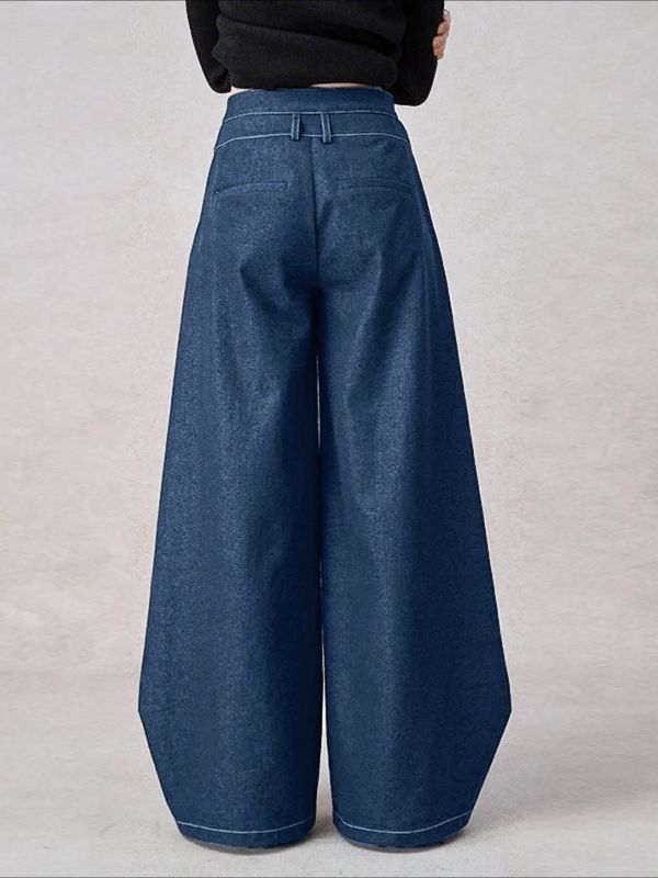 Men's Deconstructed Wide Leg Casual Pant SKUL32845