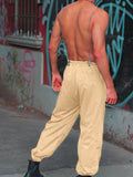Mens Chain Strap Solid Cargo Overall SKUK08350