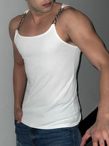 Men's Chain Strap Design Casual Tank SKUL54044