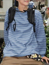 Men's Striped Casual Short Sleeve T-shirt SKUL46066