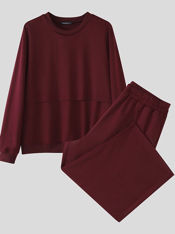 Men's Minimalist Casual Two Piece Outfit SKUL45294