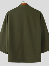 Men's Cartoon Embroidered Half Sleeve Shirt SKUL40127