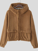 Men's Plush Zip-Up Long Sleeve Hoodie SKUL37707