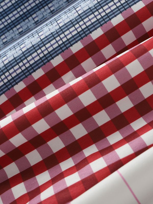 Men's Vintage Japanese Streetwear Patchwork Plaid Wide Leg Balloon Pant SKUL69625