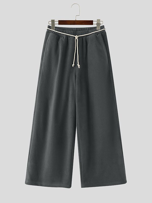 Men's Solid Color Textured Pant SKUL39016