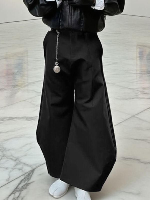 Men's Deconstructed Solid Casual Pant SKUL30584