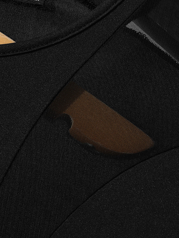 Mens Mesh Patchwork Long Sleeve Bodysuit SKUK18615 – INCERUNMEN