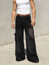 Men's Hollow Mesh Loose Casual Pant SKUL54676