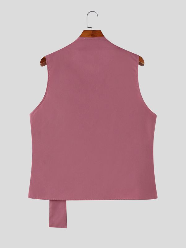 Men's Avant-Garde Crossover Side-Tie Tank SKUL59500