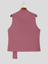 Men's Avant-Garde Crossover Side-Tie Tank SKUL59500