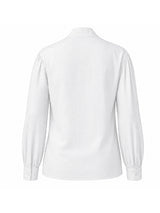 Men's Retro Contrast Floral Embroidery Keyhole Cutout Bishop Long Sleeve Stand Collar Shirt SKUL81112