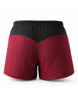 Men's High-Waisted Honeycomb Textured Scrunch Butt Short SKUL71248