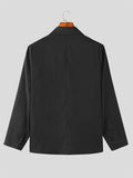 Mens Topstitching Lapel Single Breasted Casual Blazer SKUK28491