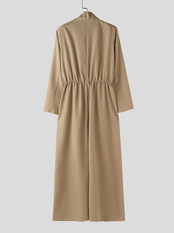 Men's Solid Color Casual Jumpsuit SKUL51264