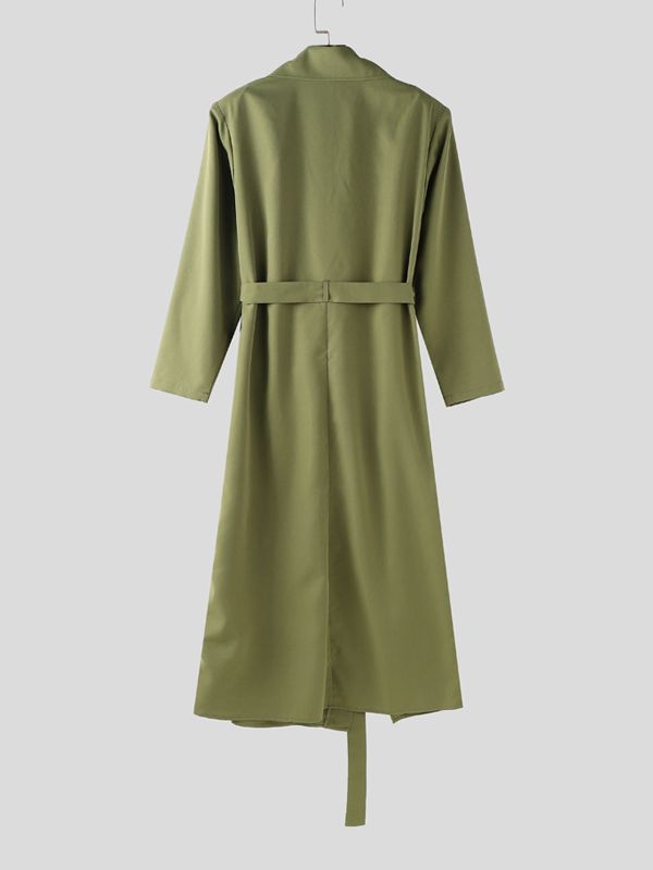 Men's Deconstructed Button High Neck Long Sleeve Blazer SKUL35236