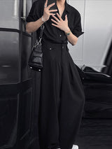 Men's Solid Casual Two Pieces Outfit SKUL26993