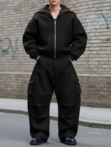 Men's Star Print Shawl Long Sleeve Jacket SKUL43731