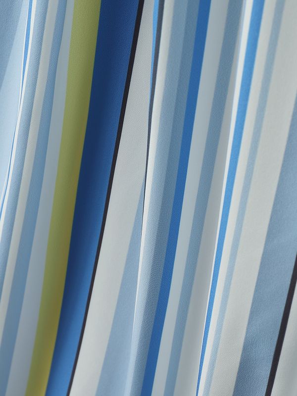 Men's Vibrant Summer Palette Rainbow Vertical Stripe Pleated Balloon Wide Leg Pant SKUL70359