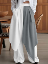 Men's Deconstructed Contrast Flap Patchwork Pant SKUL53023