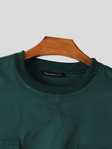 Men's 3D Pocket Drawstring Two Pieces Outfit SKUL41648