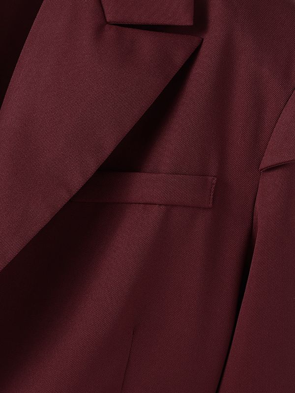 Men's Deconstructed Striped Waist Long Sleeve Blazer SKUL35111