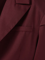 Men's Deconstructed Striped Waist Long Sleeve Blazer SKUL35111