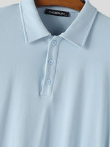 Men's Minimalist Solid Color Long Sleeve Shirt SKUL44026