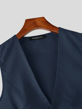 Men's Old Money Vintage Tailored Waistcoat Two Pieces Outfit SKUL75527