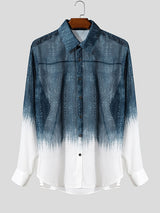 Men's Gradient Long Sleeve Shirt SKUL27304