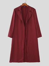 Men's Solid Color Striped Long Sleeve Blazer SKUL28332