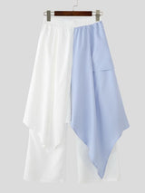 Men's Deconstructed Contrast Flap Patchwork Pant SKUL53023