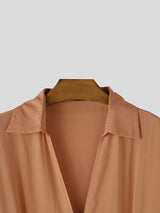 Men's Sheer Frog Button Long Sleeve Cardigan SKUL57282