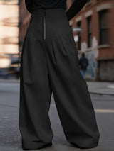 Men's Solid Loose High Waist Casual Pant SKUL40263