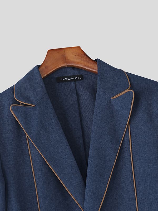 Men's Color Block Stitch Two Pieces Outfit SKUL36450