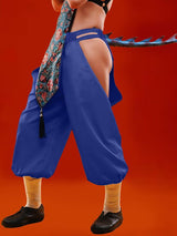 Men's New Chinese Style Side Cut Out Lantern Pant SKUL59962