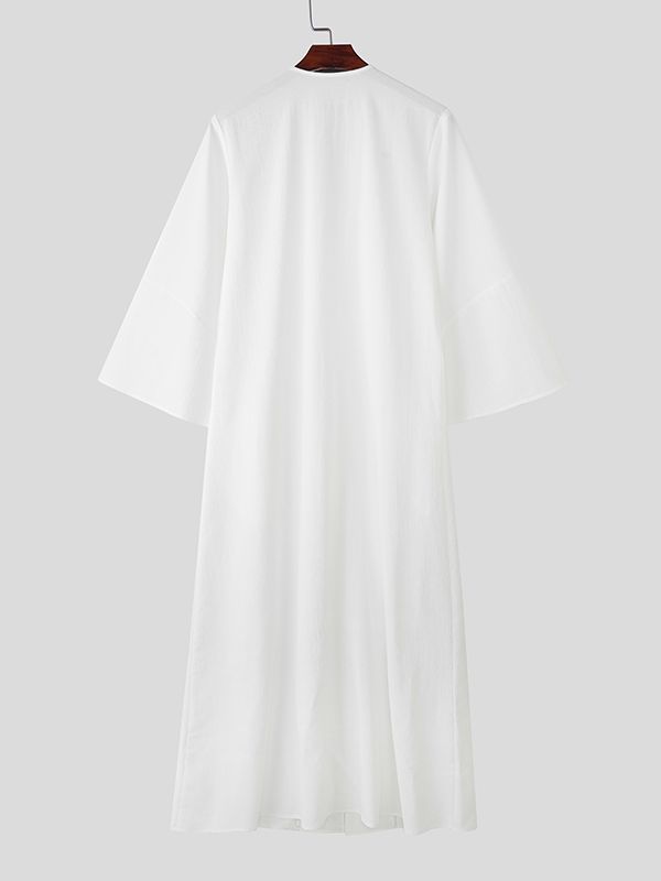 Men's Studded Tassel Flared Sleeve Cardigan SKUL47935