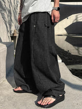 Men's Striped Wide Leg Casual Pant SKUL23663