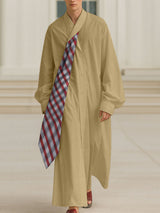 Men's Tie Print Long Sleeve Shirt SKUL37653