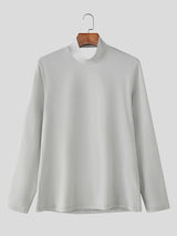 Men's Backless Long Sleeve T-Shirt SKUL38606