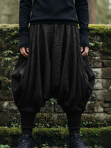 Men's Deconstructed Textured Balloon Pant SKUL50144