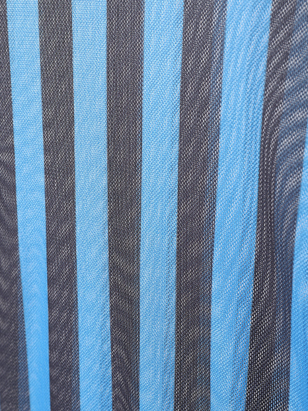 Men's Contrast Stripe Sheer Mesh Two Pieces Outfit SKUL25997