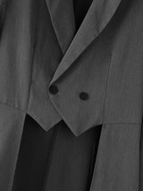 Men's Solid Color Long Hem Casual Long Sleeve Blazer SKUL31841