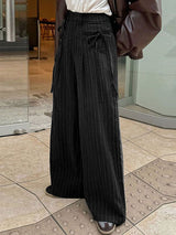 Mens Striped High-Waisted Tie Pant SKUL00973