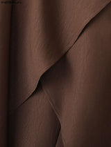 Men's Solid Ruffled Patchwork Pant SKUL35385