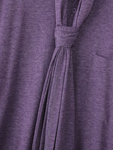 Men's Tie Strap Knit Long Sleeve Shirt SKUL37297