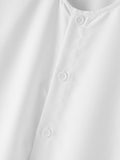 Mens Solid Lantern Sleeve Casual Shirt SKUK54839
