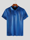 Mens Metallic Golf Shirt Two Pieces Outfits SKUK10587