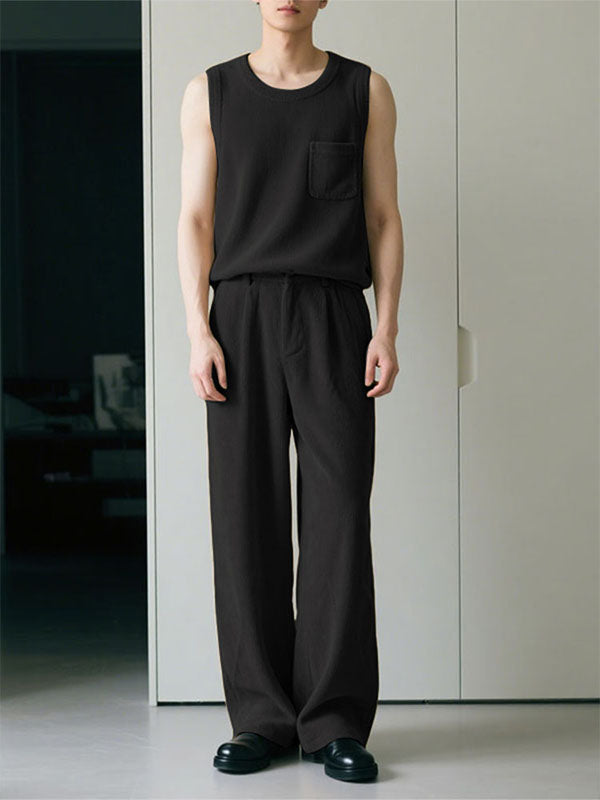 Men's Corduroy Casual Two Pieces Outfit SKUL23530