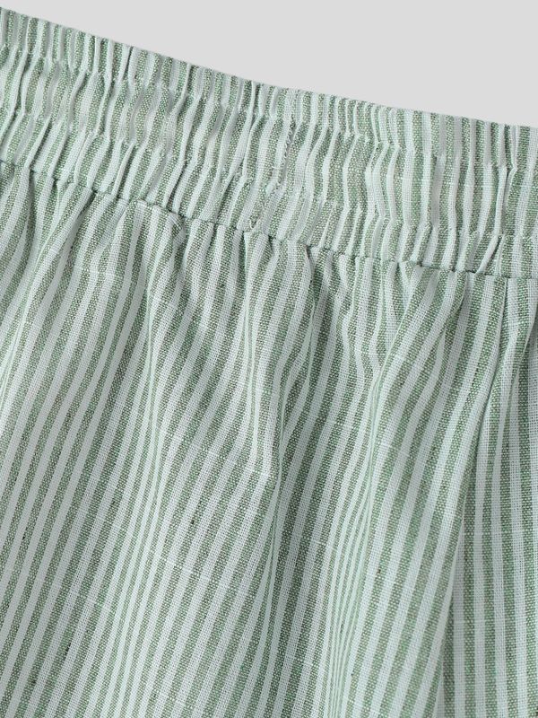 Men's Avant-Garde Vertical Striped Resort Short SKUL63133
